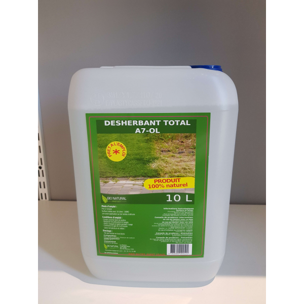 A7-OL Desherbant naturel total 10 L - Peyraud Nature Chasse